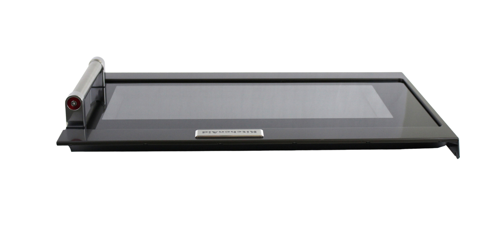 W11037008 - Genuine OEM Whirlpool Microwave Door Assembly, Black Stainless